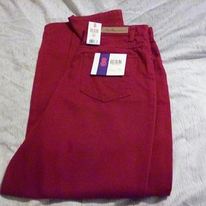 Bill Blass red jeans. Never worn